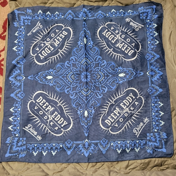 Deep Eddy Vodka Bandana Blue DIVE IN - Picture 2 of 3